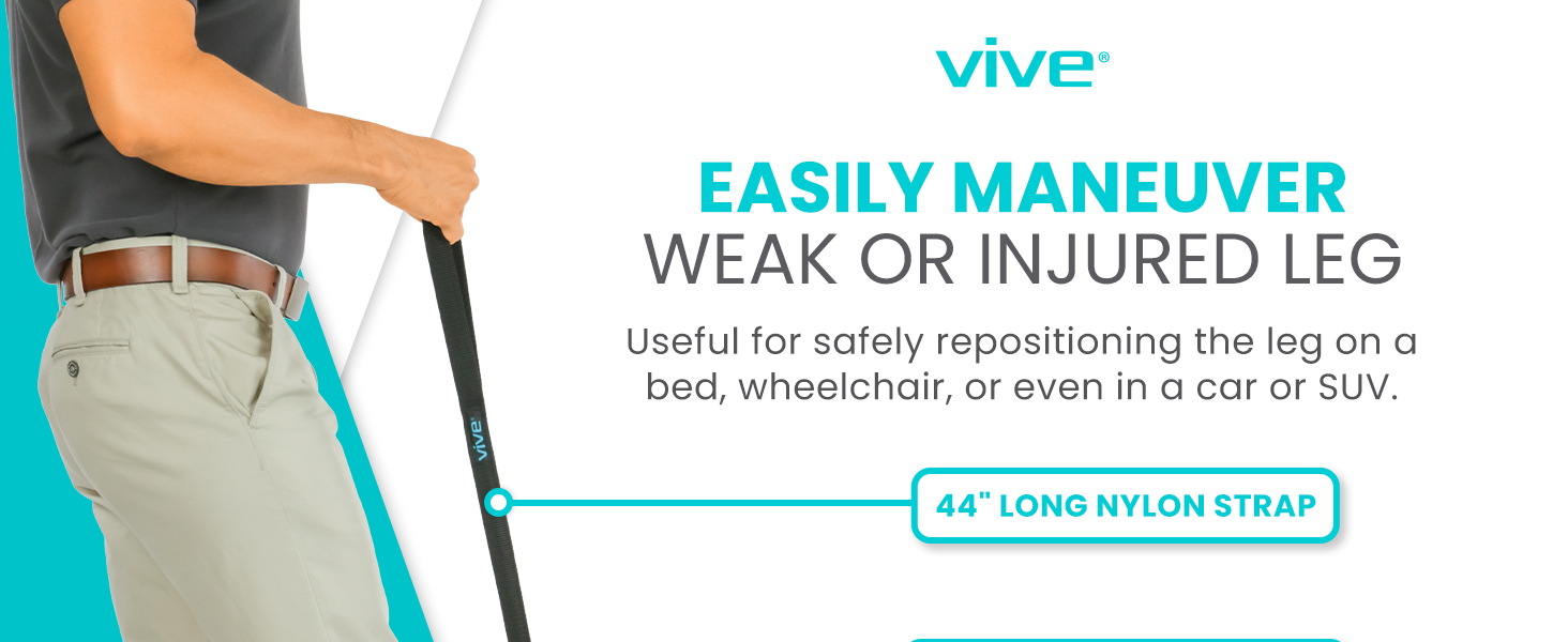 Easily maneuver weak or injured leg