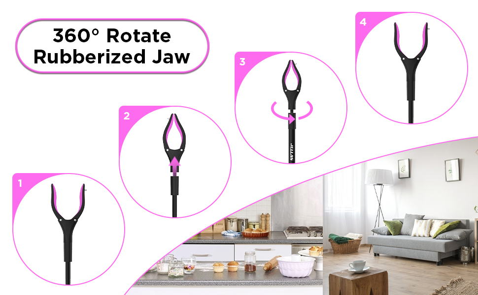 extended grabber tool stick grabber pick up trash grabber