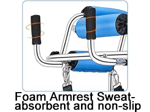 Upgraded armrests, comfortable and non-slip