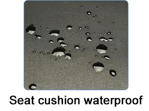 Water-resistant removable seat panel